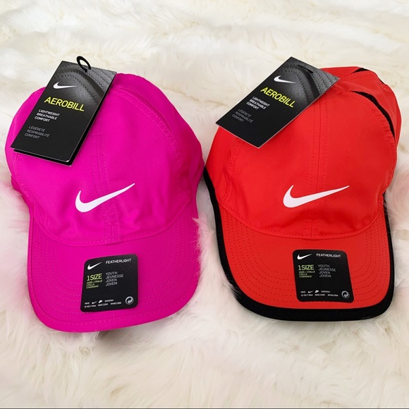 ✔️ NIKE Dri Fit Hat Featherlight Cap Running Hat - Picture 2 of 10